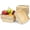7.5" x 7.5" x 3", variant on 10 Pack Natural Bamboo Gift Baskets, 7.5" Square Woven Fruit Basket Small Wicker Bread & Chip Basket, Handmade Food Storage Baskets for Kitchen, Restaurant, Party Buffet Serving, Christmas Gift
