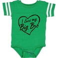 thumbnail image 3 of Inktastic I Love My Big Bro in Black Chalk Heart Boys or Girls Baby Bodysuit, 3 of 5