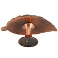 thumbnail image 3 of Bouton de Garde-Robe en Forme de Feuilles Poignées de Meubles Poignées de Porte et Poignées d'Armoire Bronze Rouge, 3 of 10
