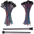 thumbnail image 1 of 20 Pairs 22 AWG JST SM Plug 4 Pin Male To Female LED Wire Connector Adapter Electrical Cable 150Mm For SM-4P, 1 of 5