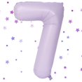 thumbnail image 1 of Fiesta de cumpleaños número 7 con globos numéricos de Yeodong, 40 cm, color morado, 1 of 6
