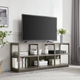 thumbnail image 2 of Evelyn&Zoe Thalia Rectangular TV Stand for TV's up to 75", Alder Brown, 2 of 9