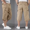 thumbnail image 4 of Bermuda Tipo Cargo Casual Para Hombre Mezclilla Strech Short, 4 of 5