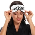 thumbnail image 4 of IAUYY Sleep Mask, Super Soft Eye Masks with Adjustable Strap, Lightweight Comfortable Blindfold,Perfect Blocks Light for Men Women Checkered Flag Vector Logo, 4 of 7