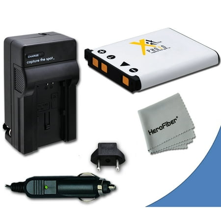 En El 15 Battery Charger High Capacity Replacement Nikon EN-EL10 Battery with AC/DC Quick Charger Kit for Nikon Coolpix S3000 Digital Camera ()