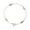 White, variant on Outdoor Misting Fan Kit, 16 Inch Water Mist System with 4 Brass Nozzles for Patio Garden, Cooling Mist Ring for Household Fan
