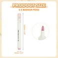 thumbnail image 2 of Uxcell Acrylic Paint Marker Pens Acrylic Paint Pens Waterproof Paint Art Marker Pen Water Based Paint Pen for DIY Craft Pink, 2 of 7