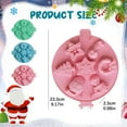 thumbnail image 3 of THLKIF Christmas tree, elk, snowman Shapes Silicone Molds for DIY Cake Fondant Biscuit Cookies Soap Sugar Pudding Chocolate Hard Candies Dessert Candle Decor, 3 of 5