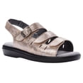 thumbnail image 4 of Propet Breeze W0001 Women's Casual Sandal: 13 Narrow (AA) Teak Brown Buckle, 4 of 5