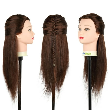 Salon Cosmetology Human Hair 24inch 100 Mannequin Doll Manikin