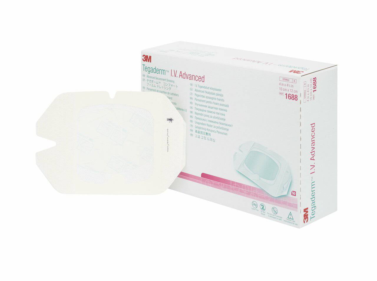 3M TEGADERM IV ADVANCED 1688 SECUREMENT DRESSING