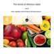 thumbnail image 1 of Secador de lechuga giratorio para ensalada multifunción, escurridor Manual de verduras, colador para verduras, Compatible con lavado en seco, 1 of 5