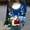 Blue, variant on Tetras Hooded Sweatshirt Women 2025,Fashion Women's Christmas Printed Long Sleeve Round Neck Ladies Sweatshirt,tops Blouse