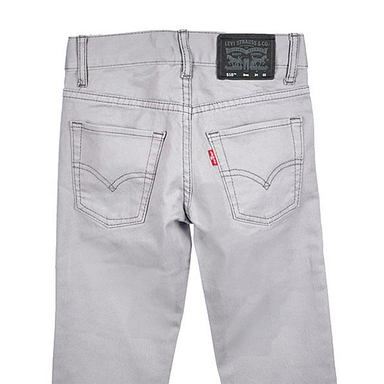 Levi Boys Skinny Grey Jeans Levis 510 Boys Gray Skinny Sit Below