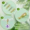 thumbnail image 4 of 10 unidades de broches acortadores para collares de latón chapado en oro de 18 quilates: broches plegables, broches con diamantes de imitación, broches de langosta, plata y oro., 4 of 6