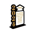 thumbnail image 1 of Graduation Table Decorations Class Of Wooden Table Sign Freestanding Centerpieces Table Toppers For High School College Prom Grad Party Supplies Graduation Decorations, 1 of 8