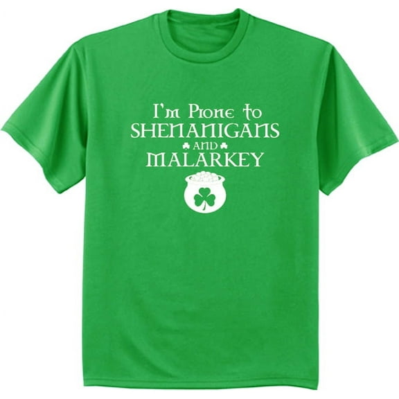 Funny St Patricks Day Shenanigans And Malarkey T-shirt Men's Graphic Tee