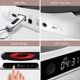 thumbnail image 6 of GJX Portable Cd Player with Hifi Sound Lcd Screen | Rechargeable Compact Cd Player with Timer Aux/Usb Support | 2000Mah Battery Home Car Travel Music Player (280G/0.62Lb), 6 of 7