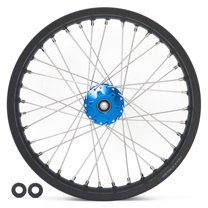 2.15x18 Spoked Rear Wheel Blue Hub Black Rim For Talaria Sting XXX Electric Bike