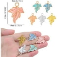 thumbnail image 3 of 30pcs Colorful Enamel Fall Maple Leaf Charms Alloy 3D Autumn Leaf Fall Pendants Charms Jewelry Findings for DIY Necklace Bracelet Earrings Thanksgiving Halloween Decor, 3 of 7