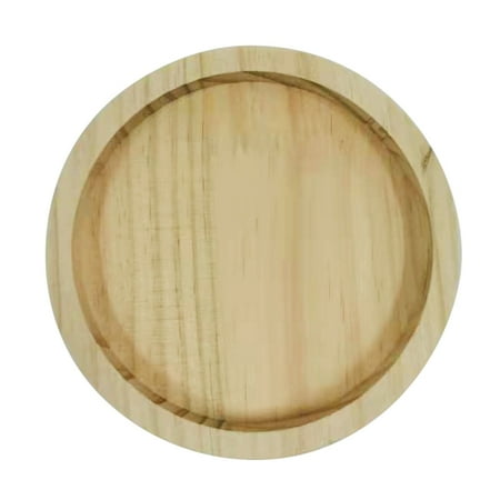 

HGYCPP Wooden Serving Tray Rustic Tableware Dessert Dish Moon Sun Shape Jewelry Plate Bowl Eid Mubarak Ramadan Party Supplies
