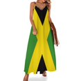 thumbnail image 1 of Nuevo vestido sin mangas con la bandera de Jamaica, ropa de mujer, vestido de invitada de boda elegante de Corea 2024, 1 of 7