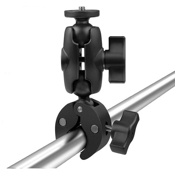Camera Super Clamp Mount Double Ball Head Adapter Compatible With Gopro Akaso Dji Action Dslr Digital Camera Monitor/led Lights/ronin-m/ronin Mx/freef