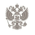 thumbnail image 6 of Walbest Auto Car Body Sticker - Silver Coat of Arms of Russia Decal Russian Federation Eagle Emblem Universal, 6 of 6