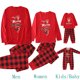 thumbnail image 4 of Pijamas de Navidad Para La Familia Trajes A Juego Hombres Papá Impreso Blusa Tops + Pantalones Conjunto de Navidad Odeerbi ODB189271, 4 of 9