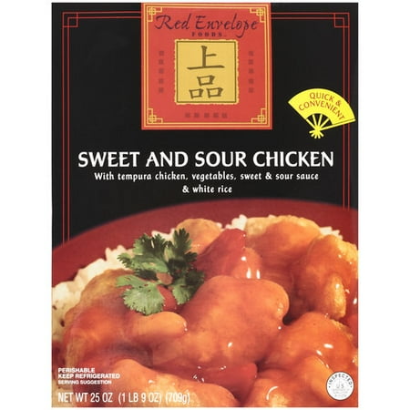 Red Envelope Foods Sweet And Sour Chicken, 25 oz