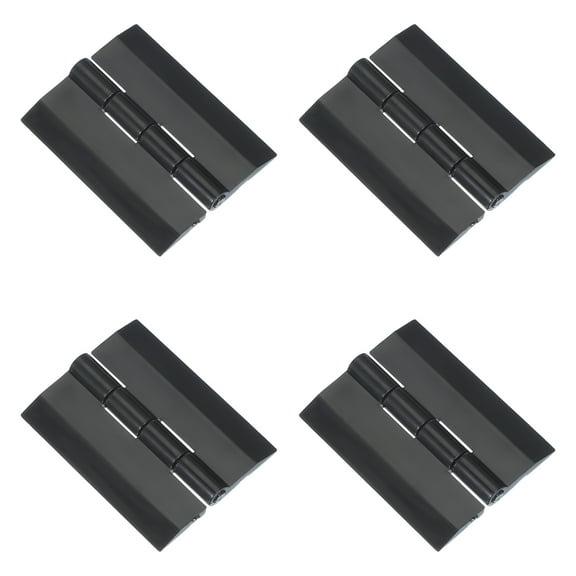 Uxcell Plastic Hinges, Acrylic Hinges Small Hinge Transparent Continuous Piano Folding Hinge for Cabinet Crafts Display Stand 45 x 35 mm