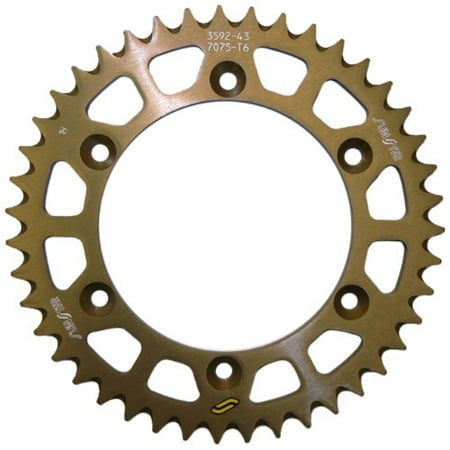 2-359245 Standard Steel Rear Sprocket, Uses high carbon, 1045 steel material By Sunstar