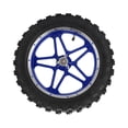 thumbnail image 2 of Pocket Bike Tire, Reliable Rear Wheel Corrosion Proof Anti Skid Rubber  For Bicycle For Engineer Blue, 2 of 8