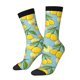 thumbnail image 1 of Balery Lemon Calcetas Largas con Estampado para Hombre y Mujer – Suaves y Transpirables, Talla Única (US 5-11), 1 of 6