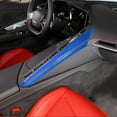 thumbnail image 2 of TINKI Real Carbon Fiber Center Console Left Trim Sticker Compatible with Chevrolet Corvette C8 Stingray 2020-2023, Center Console Driver Side Decorative Cover Sticker, 2 of 13