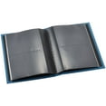 thumbnail image 2 of SEKISEI Album Pocket Photo Album Harper House Reminiscence Mini Pocket Album Card size 80 sheets capacity Cheki/Card 51100 sheets Cloth Blue XP-80C, 2 of 5