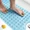 1Pack-Clear Blue, variant on HITSLAM Extra Long Bathtub Mat-40x16 Non Slip Shower Mat with Drain Holes and Suction Cups,Machine Washable Bath Mat,Clear