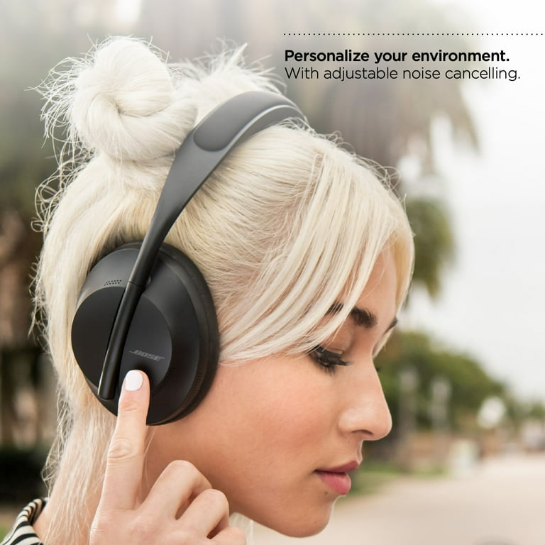 rutine Vild grad Bose Noise Cancelling Headphones 700 Over-Ear Wireless Bluetooth Earphones,  Black - Walmart.com