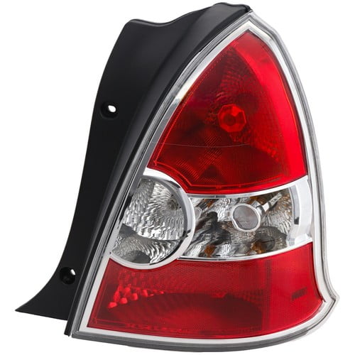 Halogen Tail Light For 2008-11 Hyundai Accent Hatchback Right Clear/Red w/Bulbs