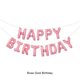 thumbnail image 5 of Bearachild Letrero de globo de feliz cumpleaños: inflado seguro y fácil, reutilizable y para colgar en la pared, no es fácil de reventar Kits de decoración para fiestas Oro rosa, 5 of 6
