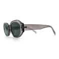 thumbnail image 6 of Womens Luxe Mod Fashion Octagon Beveled Thick Plastic Sunglasses Slate - Black, 6 of 8