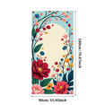 thumbnail image 3 of Floral Themed Colorful Backdrop Banner with Butterflies and Berries Spring Party Decorations Background Photo Booth Props Garden Gatherings Outdoor Celebrations, 3 of 4