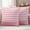 Pink, variant on Nautical Anchor Outdoor Waterproof Pillow Covers, Red White Geometric Horizontal Stripes Decorative Square Throw Pillowcase Sofa Cushion Sham for Patio/Couch/Chair, 18"x18" 2 Pack