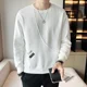 thumbnail image 5 of Camiseta para hombre Tendencias de moda 2024 Sudaderas Cuello redondo Manga larga Estética normal Lujo Xxl Venta Casual Nuevo Hombre Jerseys, 5 of 5