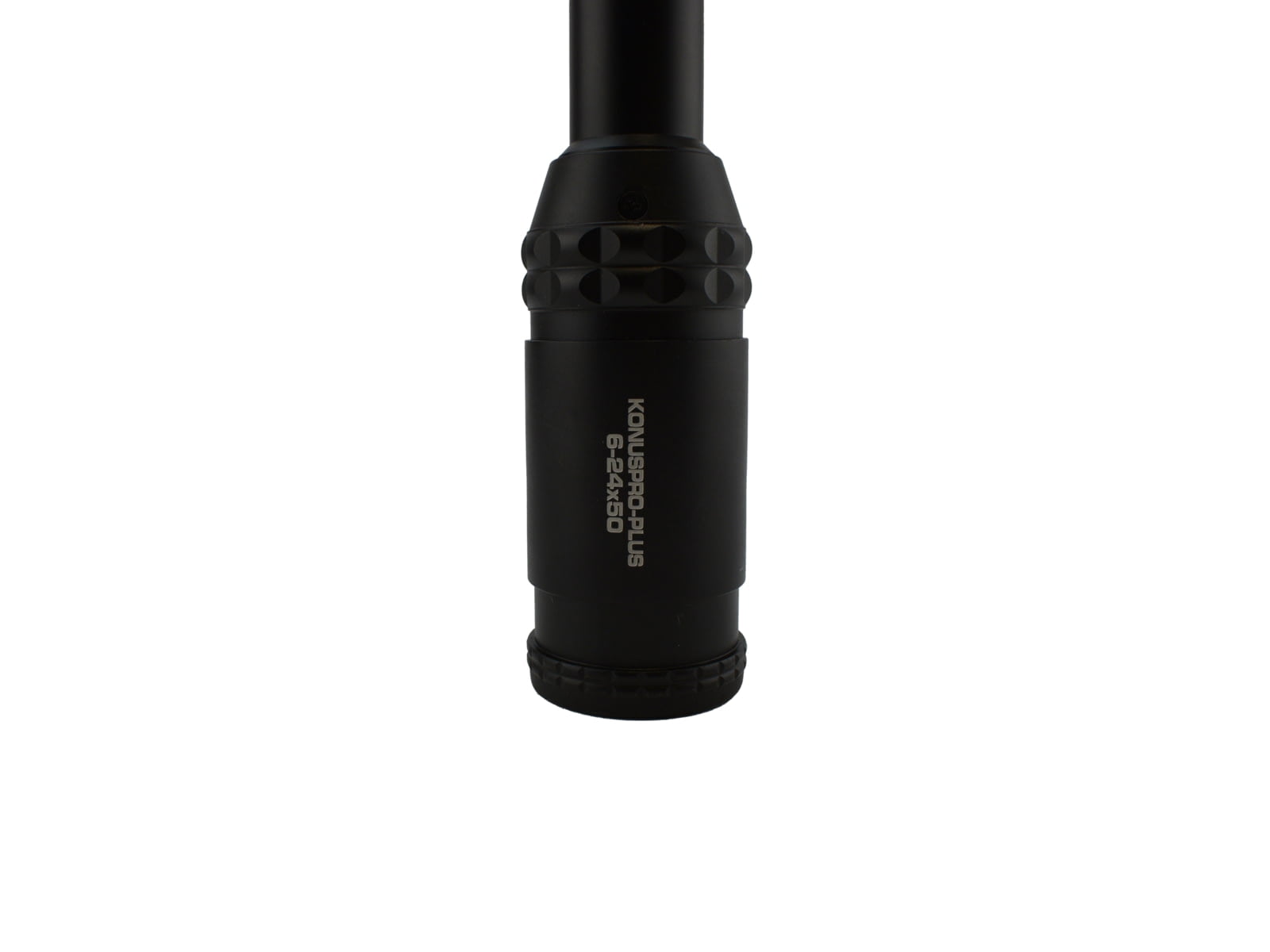 Konus KonusPro-Plus Rifle Scope, 6-24x50mm, 1in Tube, Second Focal Plane, Illuminated Fine Crosshair Reticle, Matte, Black