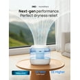 Dreo Humidifier for Bedroom, Quiet 4L Cool Mist TopFill Ultrasonic