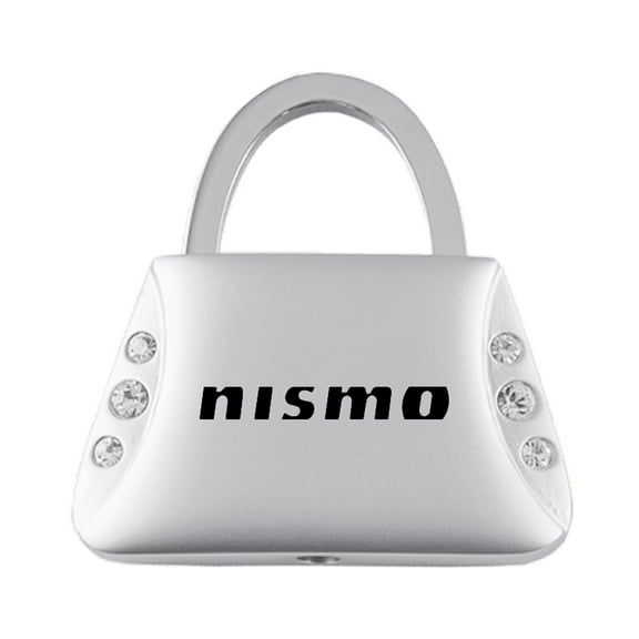 Nissan Nismo Jeweled Purse Shape Key Ring (Silver)