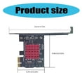 thumbnail image 5 of AOOOWER PCIE 1X GEN3 to SATA3.0 Expansion Hard Disk JMB582 Chip Full Speed 2 Port 6Gbps Transfer Expansion Card Adapter, 5 of 8