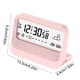 thumbnail image 3 of Reloj digital transparente con pantalla, temporizador de temperatura y humedad, despertador electrónico multifuncional., 3 of 5