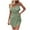 Green, variant on LOVZFMLL Women's Casual Solid Color High Waist Non Elastic Sleeveless Jumpsuit Green M